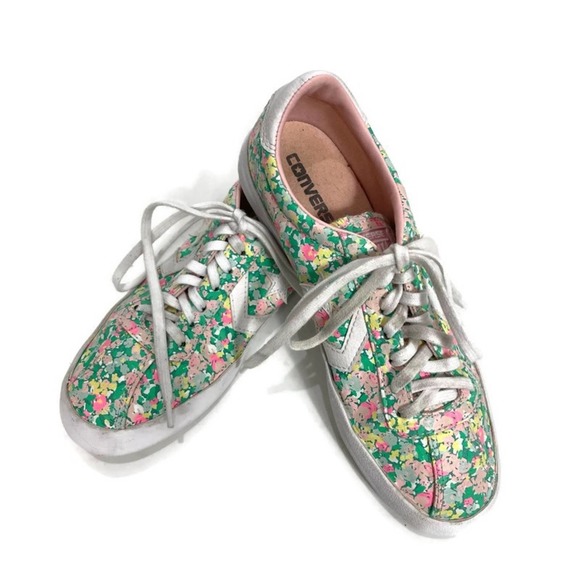 Converse Breakpoint Low Top Floral Sneakers Size 8.5 k - Picture 2 of 11